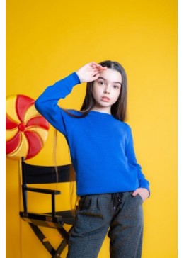 TopHat синий свитер для девочки 20007